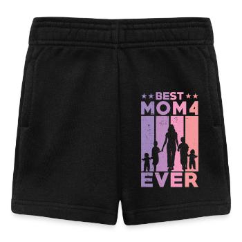 Meilleure mère de tous les temps Retro Four Kids Best - Short Bébé - noir - Devant