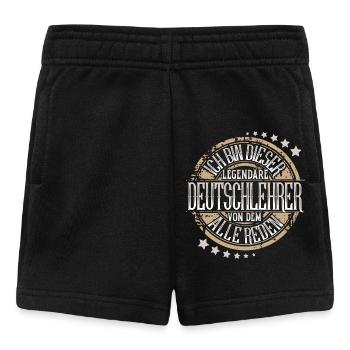 Deutschlehrer - Baby Shorts - Schwarz - Vorne