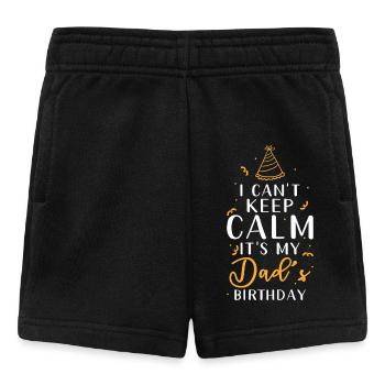 Dad's birthday I can't calm down - Baby Shorts - black - Front