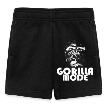 Monkey Gorilla Icon Illustration Logo icône Graphique - Short Bébé - noir - Devant