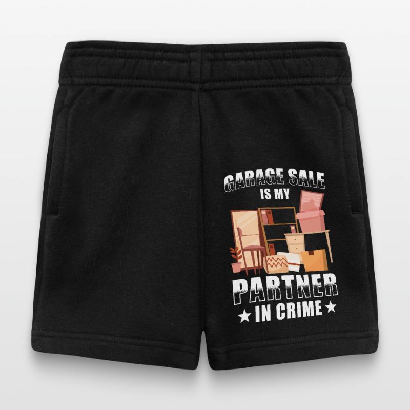 Slogan de vente de garage Short Bébé
