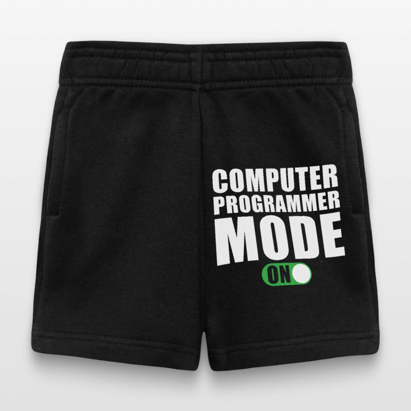 Mode programmeur informatique activé Short Bébé
