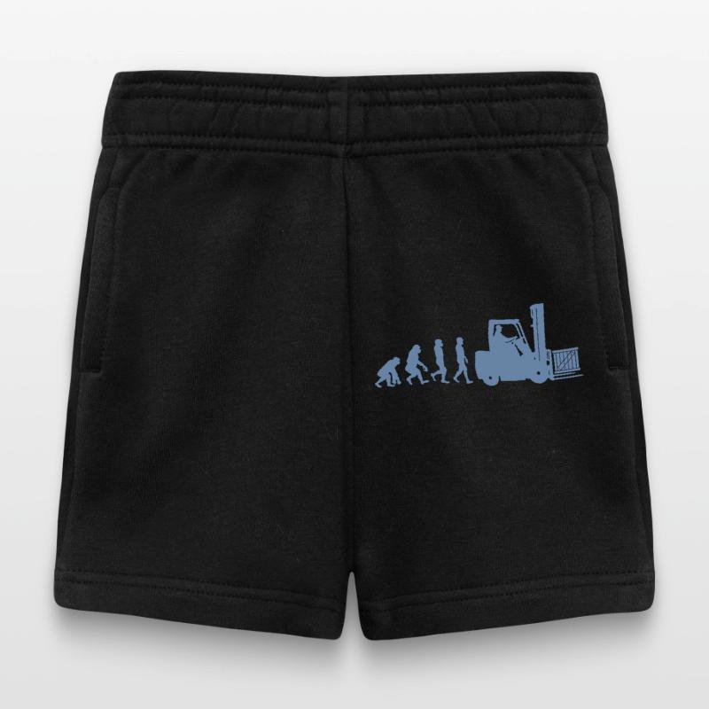 Evolution eines Staplerfahrer Baby Shorts