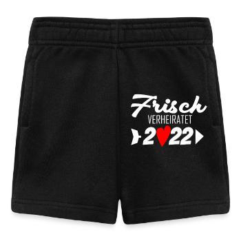 Frisch verheiratet 2022 - Baby Shorts - Schwarz - Vorne