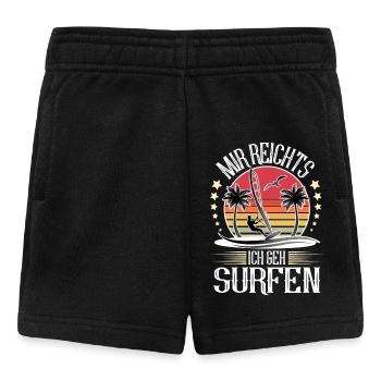 Windsurfen Windsurfer Windsurf - Baby Shorts - Schwarz - Vorne