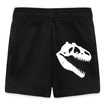 Head of Tyrannosaurus Rex - Baby Shorts - black - Front