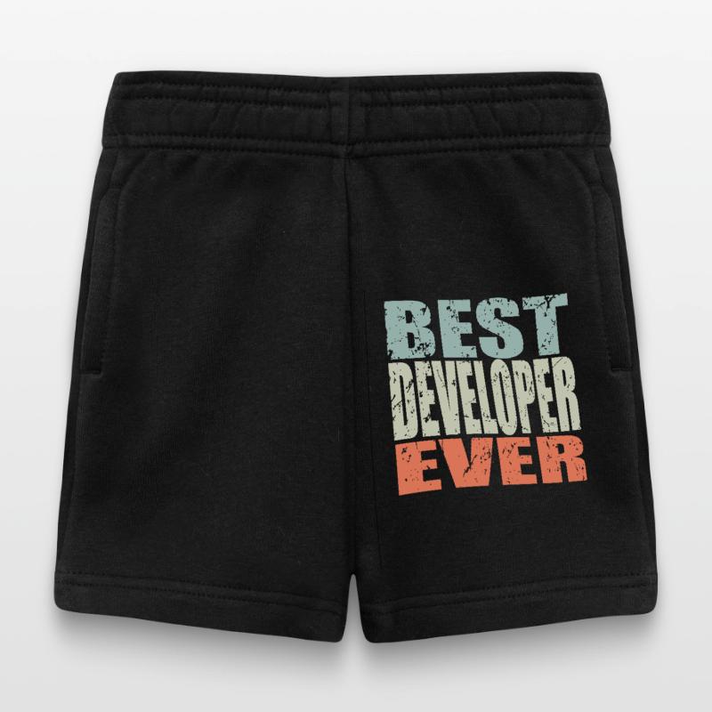 Best Developer ever Developer Gift Baby Shorts