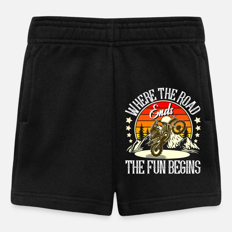 Motocross - Short Bébé - noir