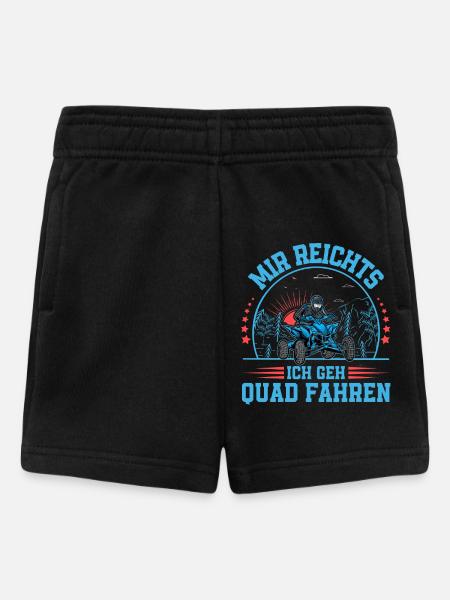 Quad ATV Offroad Quadfahrer - Baby Shorts - Schwarz