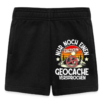 Geocaching Geocacher Geocache - Baby Shorts - Schwarz - Vorne