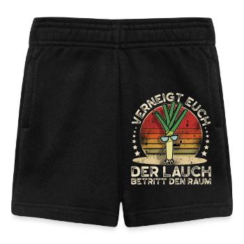 Lauch Verneigt Euch Der Lauch Betritt Den Raum - Baby Shorts - Schwarz - Vorne