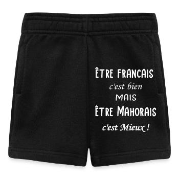 Etre Mahorais c est mieux - Short Bébé - noir - Devant