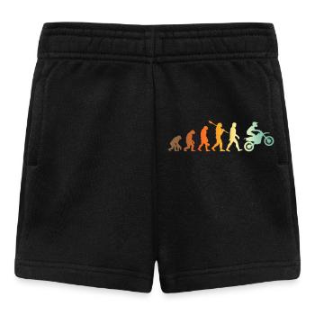 Motocross Biker Evolution Motorcross - Baby Shorts - Schwarz - Vorne