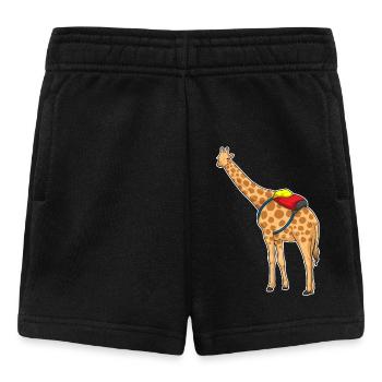 Giraffe Schüler Rucksack Schule - Baby Shorts - Schwarz - Vorne