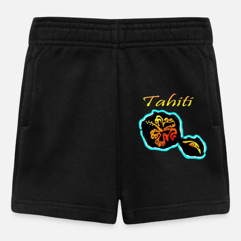 TAHITI - Short Bébé - noir