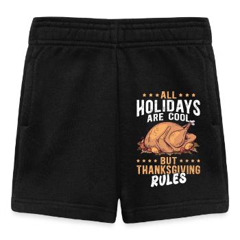 Thanksgiving Day Truthahn Erntedankfest Geschenk - Baby Shorts - Schwarz - Vorne