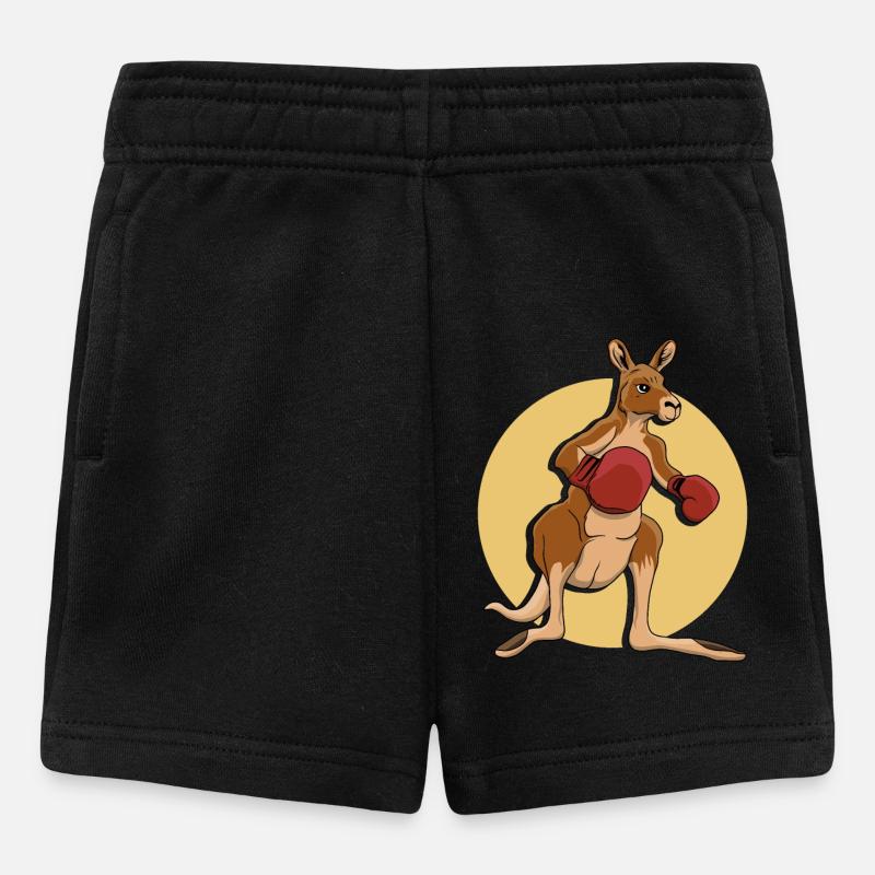 Känguru-Boxer - Baby Shorts - Schwarz