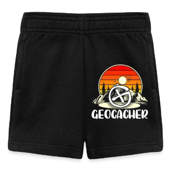 Géocaching Geocacher Geocache - Short Bébé - noir - Devant
