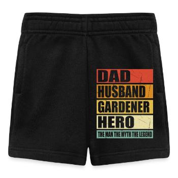Father Husband Gardener Held - Baby Shorts - black - Front