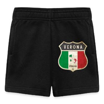 Vérone Italie Armoiries Drapeaux Design - Short Bébé - noir - Devant