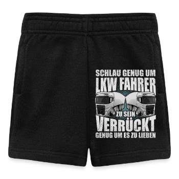 LKW Fahrer - Baby Shorts - Schwarz - Vorne