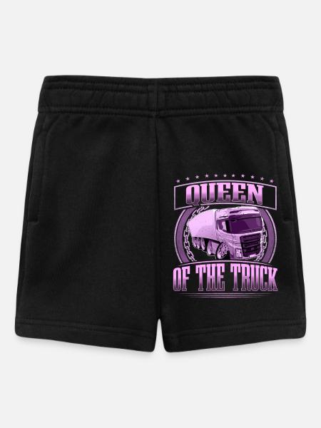 LKW Fahrerin - Baby Shorts - Schwarz