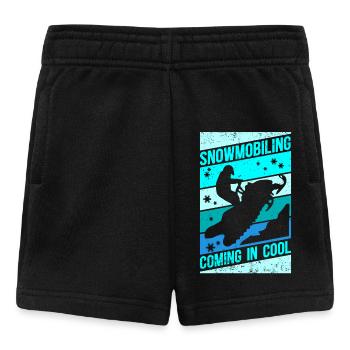 Motoneige Motoneige Cadeau de motoneige - Short Bébé - noir - Devant