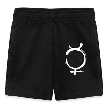 Merkur Astrologie Symbol - Baby Shorts - Schwarz - Vorne