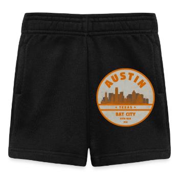 Vintage Austin Texas - Short Bébé - noir - Devant