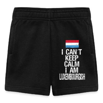 I can not Keep Calm I am Luxemburger - Baby Shorts - Schwarz - Vorne