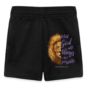 Citation pertinente Léo - Short Bébé - noir - Devant