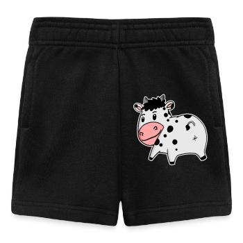 Kuh Arsch - Kuh Hintern - Baby Shorts - Schwarz - Vorne