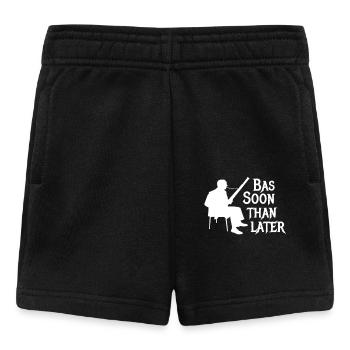 Bassoon than later Fagott Wortspiel - Baby Shorts - Schwarz - Vorne