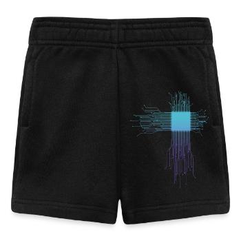 Technicien en électronique Informaticien Cadeau - Short Bébé - noir - Devant