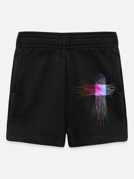Motif CPU Programmeur - Short Bébé - noir