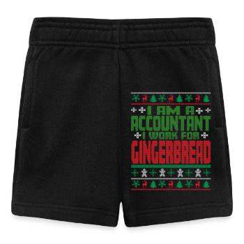 Buchhalter Weihnachten Spruch - Baby Shorts - Schwarz - Vorne