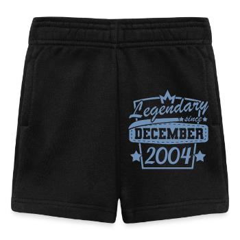 Legendär seit Dezember 2004 Retro Sprüche - Baby Shorts - Schwarz - Vorne