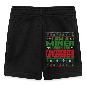Dicton de Noël des mineurs - Short Bébé - noir - Devant
