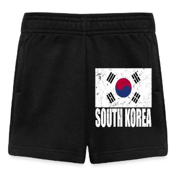 South Korea Flag - Baby Shorts - black - Front