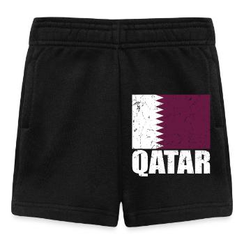 Qatar Flag - Baby Shorts - black - Front