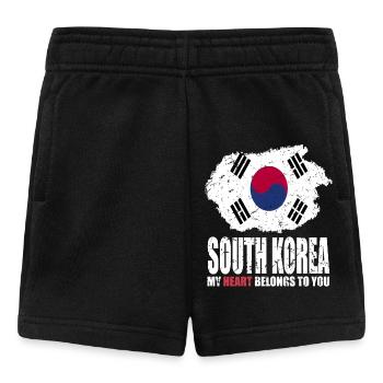 South Korea Flag - Baby Shorts - black - Front