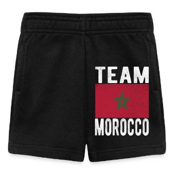 Drapeau du Maroc - Short Bébé - noir - Devant