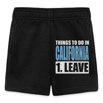 Mème californien - Short Bébé - noir - Devant