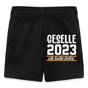 Geselle 2023 Gesellenprüfung - Baby Shorts - Schwarz - Vorne