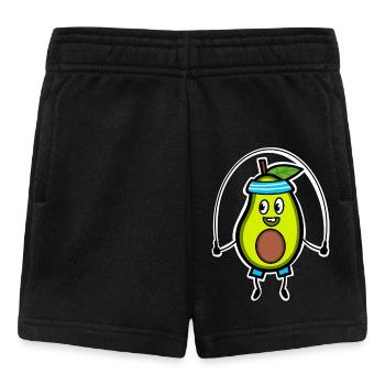 Corde à sauter à l’avocat - Short Bébé - noir - Devant