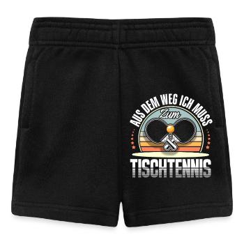 Tischtennis - Baby Shorts - Schwarz - Vorne