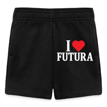t-shirt I love Futura t-shirt gift idea - Baby Shorts - black - Front