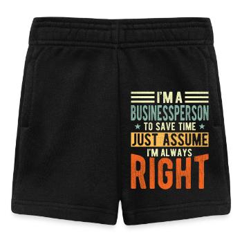 Business person - Baby Shorts - black - Front