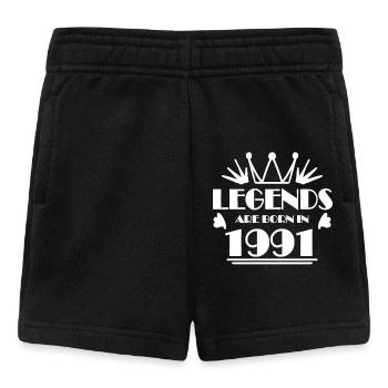 1991 - Né en 1991 - Short Bébé - noir - Devant