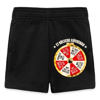 Köln Glücksrad Et Kölsche Jlöcksrad Et Kütt Kölner - Baby Shorts - Schwarz - Vorne